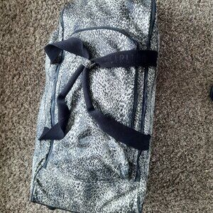 Kipling Wheeled Duffle Animal Print Nylon Wheeled Luggage, Travel Bag 11x15x28